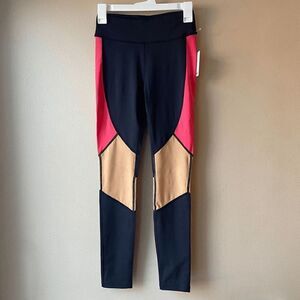 ENSMBL Colorblock Midrise Ankle 7/8 Legging Size Small